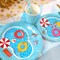 Pool Party Supplies Decorations, Disposable Summer Kids Birthday Paper Plates and Napkins Set